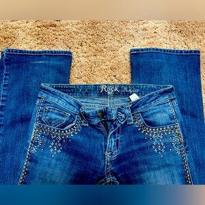 Wrangler Rock 47 low rise jeans sz 1x34